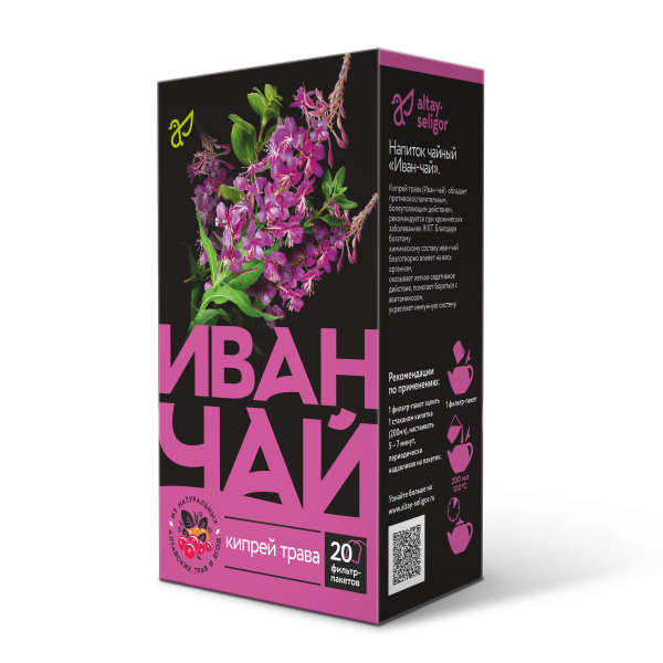 Чайный напиток Иван-чай Алтай-Селигор 20 пакетиков фотография