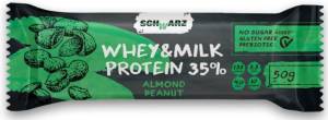 Батончик протеиновый Schwarz 33% Миндаль и Арахис с высоким содержанием протеина, 50 гр