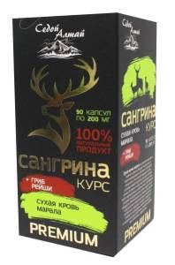 Сангрина курс + Гриб рейши Фарм-Продукт 90 капсул